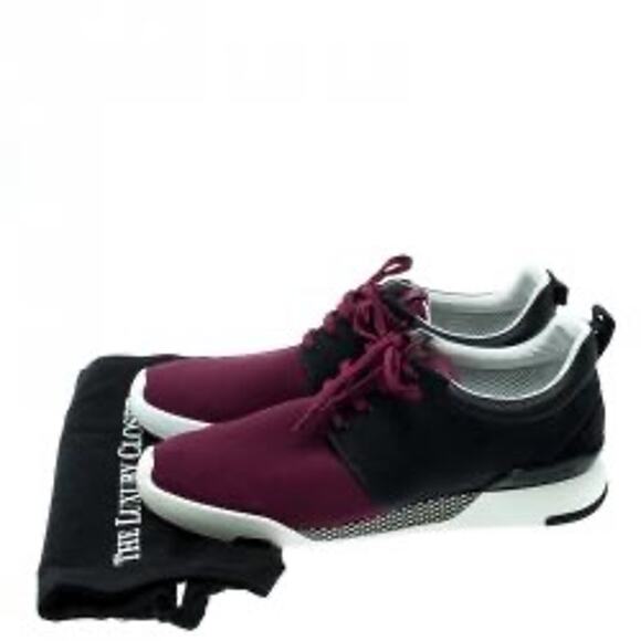 Louis Vuitton Tricolor Mesh The Damier Embossed Rubber Fastlane Sneaker Size:7.5